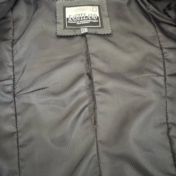 KASTELANO Vintage Real Leather Jacket - XS
